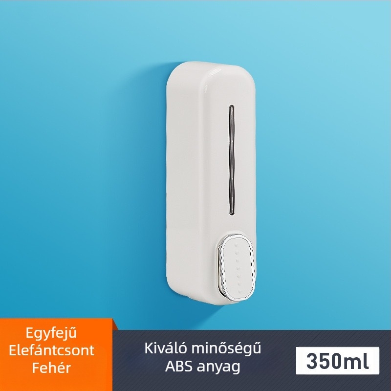 Falra szerelhető kézi présszappan adagoló Szállodai fürdőszobai sampon tusfürdő doboz határokon átnyúló ellátás
