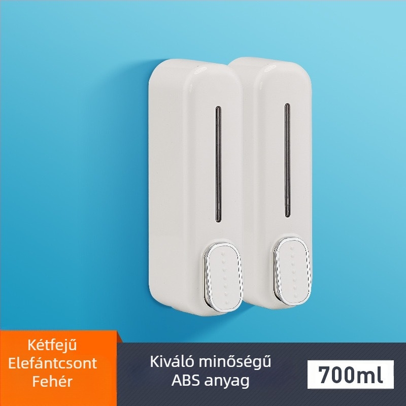 Falra szerelhető kézi présszappan adagoló Szállodai fürdőszobai sampon tusfürdő doboz határokon átnyúló ellátás