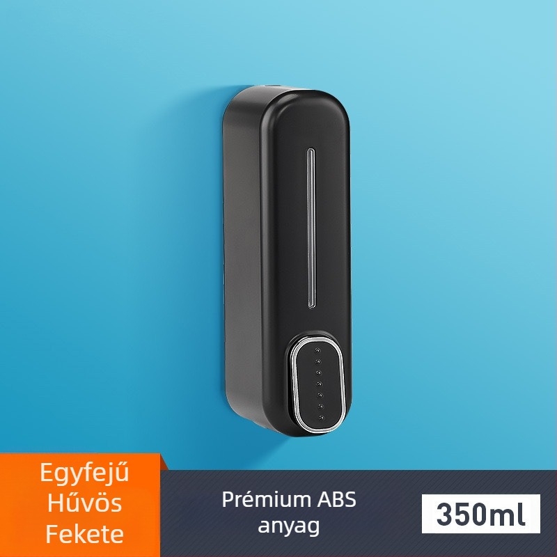 Falra szerelhető kézi présszappan adagoló Szállodai fürdőszobai sampon tusfürdő doboz határokon átnyúló ellátás