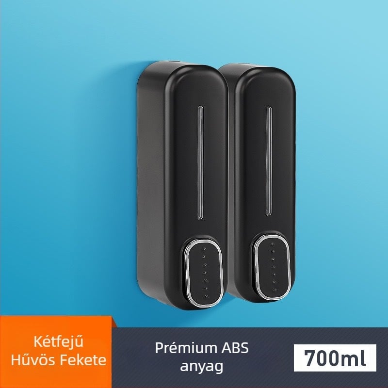 Falra szerelhető kézi présszappan adagoló Szállodai fürdőszobai sampon tusfürdő doboz határokon átnyúló ellátás