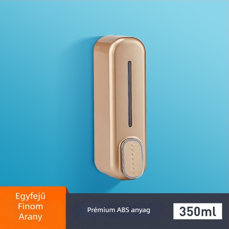 Falra szerelhető kézi présszappan adagoló Szállodai fürdőszobai sampon tusfürdő doboz határokon átnyúló ellátás