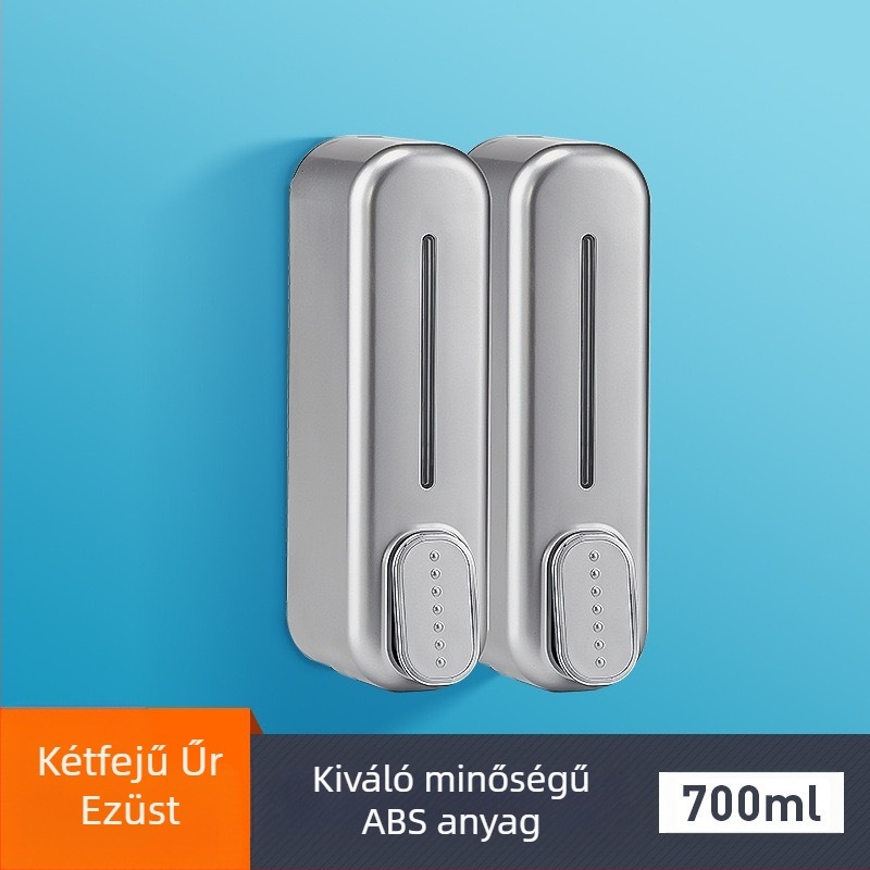 Falra szerelhető kézi présszappan adagoló Szállodai fürdőszobai sampon tusfürdő doboz határokon átnyúló ellátás