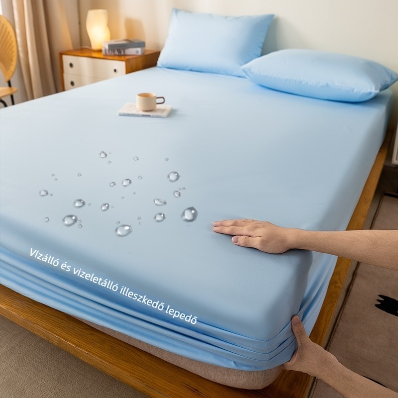 Egyszínű mosott pamut vízálló ágytakaró csúszásgátló vizeletálló matracvédő huzat szállodai párnamag védőhuzat határokon átnyúló külkereskedelem