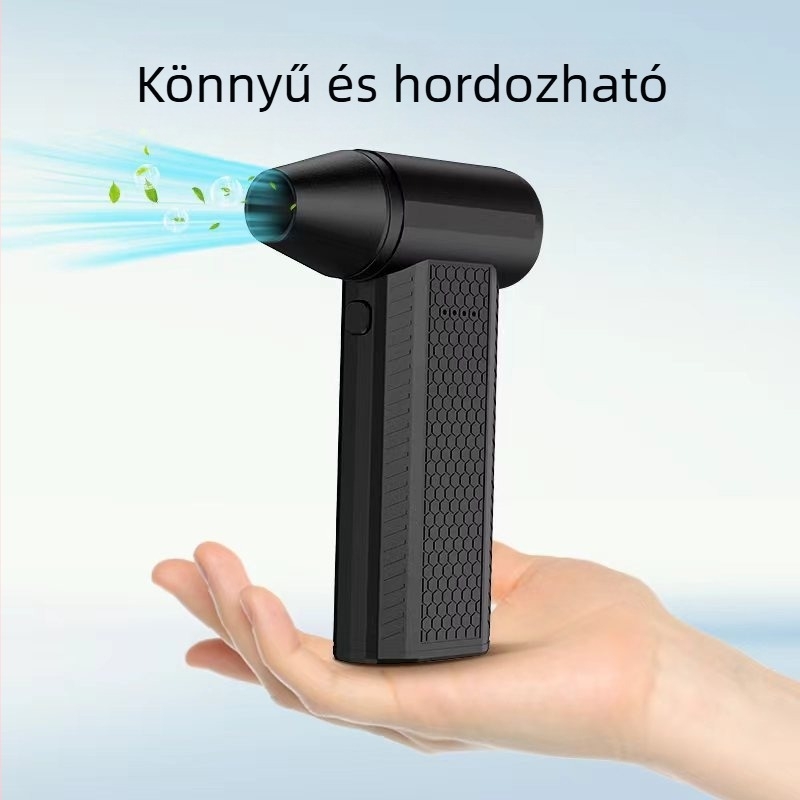 Negyedik negyedes erőszakos turbóventilátor 130000 - nagy sebességű, kefe nélküli motorral, kézi, szuper erős szélű kültéri ventilátor