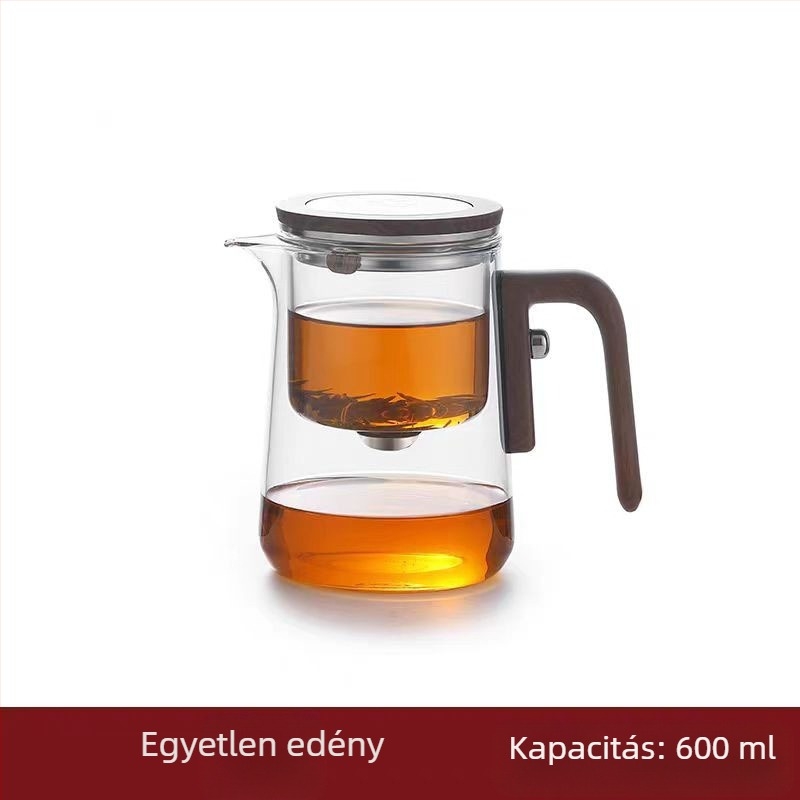 Rúd nélküli mágneses, lebegő csésze üvegbetétes teáskanna teaelválasztás egykulcsos szűrős háztartási teáskészlet raktáron nagykereskedelemben
