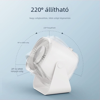 Weile Star 25 új asztali ventilátor intelligens digitális kijelzős kis ventilátor 100 végtelen asztali fali kettős célú ventilátor