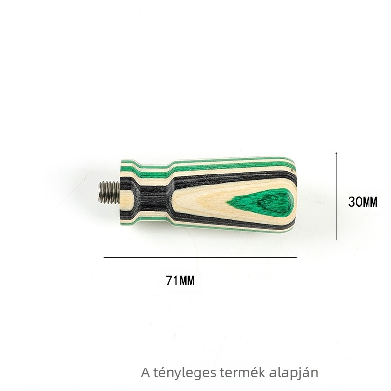 Olasz kávés feneketlen fogantyú diófa fogantyú fém fogantyú módosított kiegészítők M10