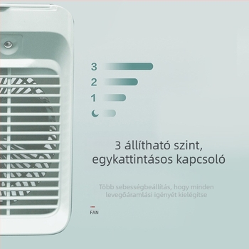 Mini léghűtő, kis elektromos ventilátor, légkondicionáló ventilátor, hűtés, párásítás, diákszálló iroda, USB töltő, kis ventilátor