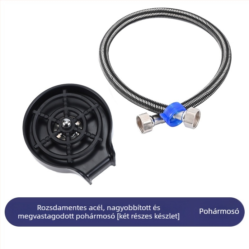 Háztartási rozsdamentes acél nagynyomású csészemosó konyhai mosogató kereskedelmi bár automata mosócsésze műtárgy ABS műanyag