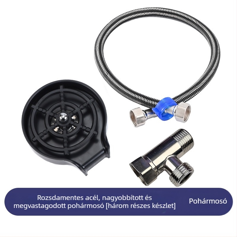 Háztartási rozsdamentes acél nagynyomású csészemosó konyhai mosogató kereskedelmi bár automata mosócsésze műtárgy ABS műanyag