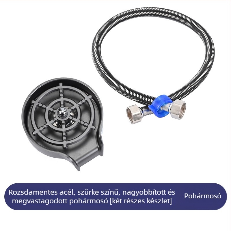 Háztartási rozsdamentes acél nagynyomású csészemosó konyhai mosogató kereskedelmi bár automata mosócsésze műtárgy ABS műanyag