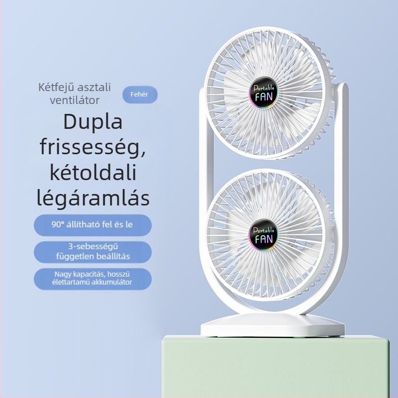 Új ventilátor USB töltőventilátor asztali ventilátor nagy szélű kétirányú ventilátor kültéri kempingventilátor gyártók