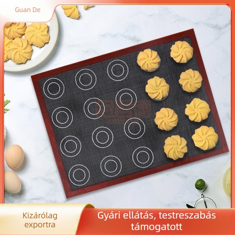 Amazon tapadásmentes üreges sütőszőnyeg sütéshez kekszekhez leveles kenyérsütéshez lélegző üvegszálas szilikon üreges sütőszőnyeg