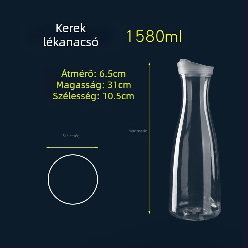 Akril műanyag hideg vízforraló, éttermi vízforraló, éttermi bár, söröskanna, virágos teáskanna, PC gyümölcsléfőző