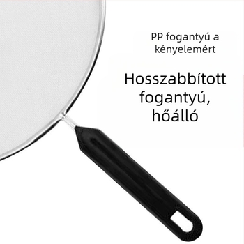 Olajálló, olajálló háló fogantyúval, robbanásbiztos olajfedél, olajálló szűrőfedél, kézfájdalom nélküli sütés, salakálló fritőz