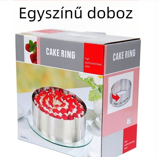 Ha rozsdamentes acélból készült mousse kört, kereket, kézzel állítható torta kör tortaformát keresel, DIY több alakú szívet