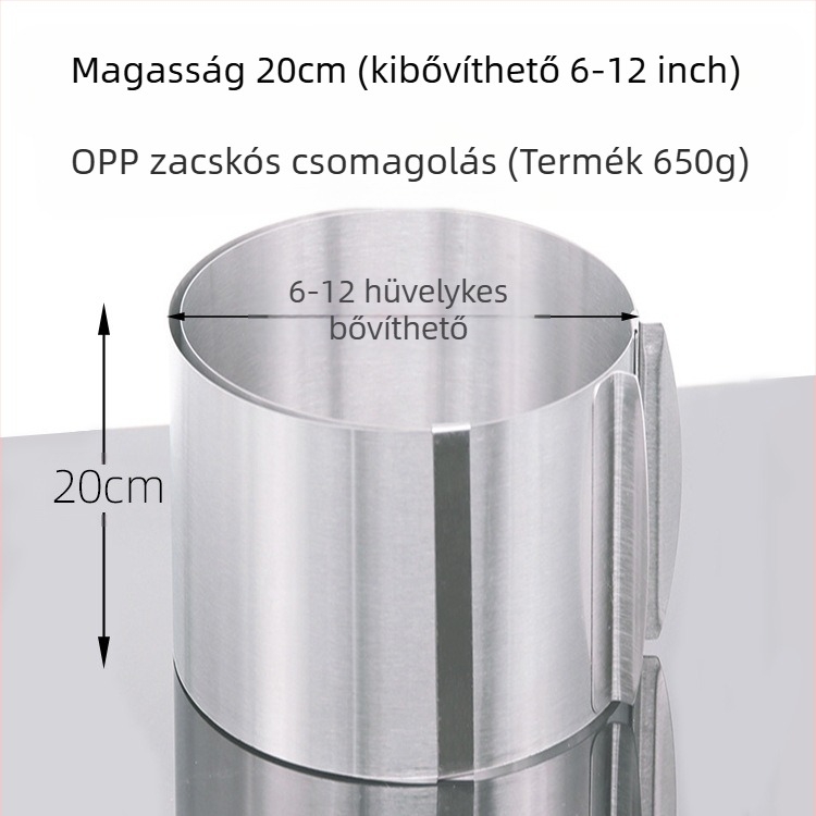 Ha rozsdamentes acélból készült mousse kört, kereket, kézzel állítható torta kör tortaformát keresel, DIY több alakú szívet