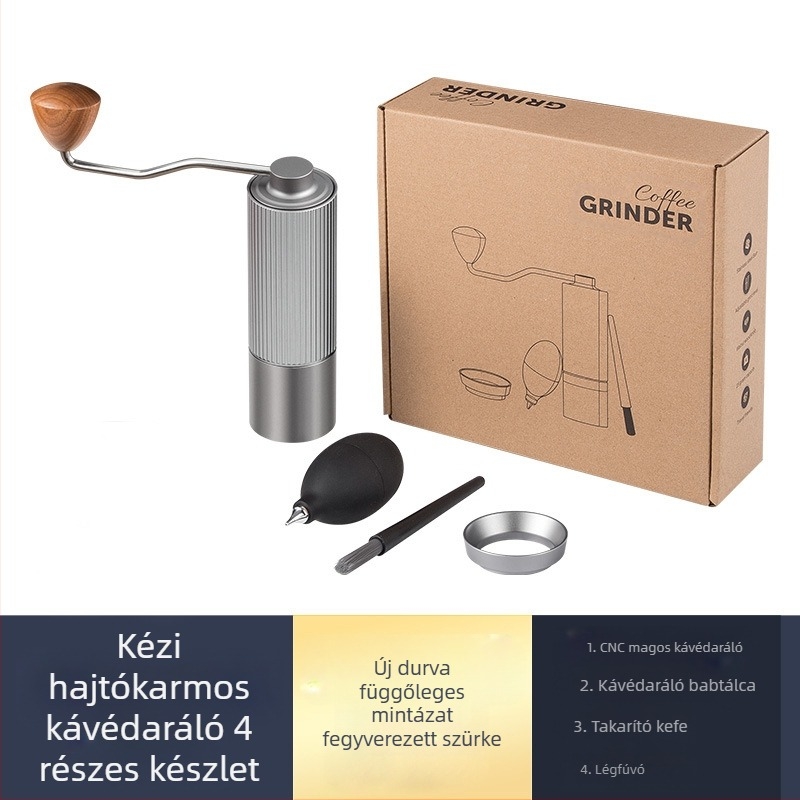 Kézi daráló hordozható otthoni kávébab kézi kézi daráló kávéfőző kézi daráló