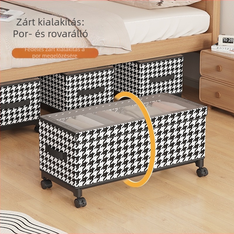 Ruhatároló doboz Hálószoba Háztartási Szendvics Kivehető Szervező Tárolódoboz Kosár Porálló Átlátszó Egyéb Tárolódoboz