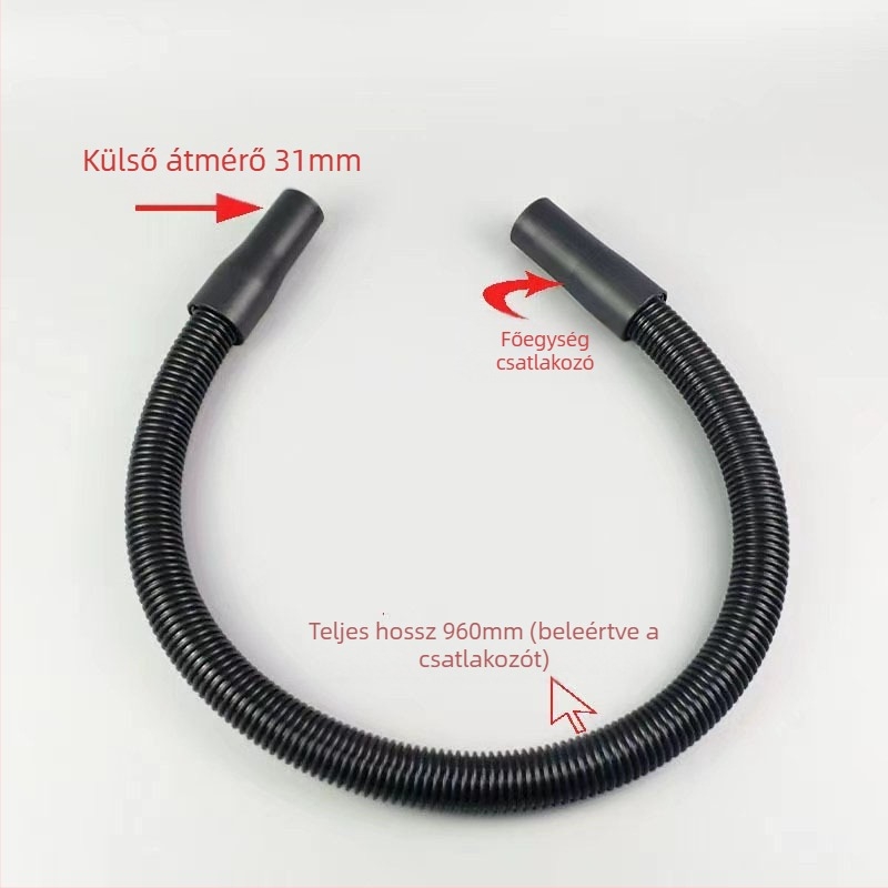 Kézi porszívó tartozékokhoz alkalmas Csatlakozócső Tömlőcsatlakozó Menetes tömlő Bordáscső Használat 32 mm