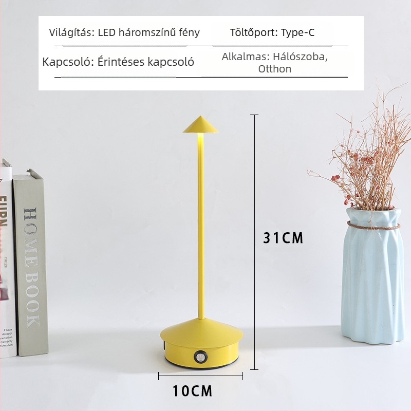 Gomba alakú lámpa határokon átnyúló divat külkereskedelem LED Spire asztali lámpa töltés kreatív kültéri beltéri éttermi dekoráció kis asztali lámpa