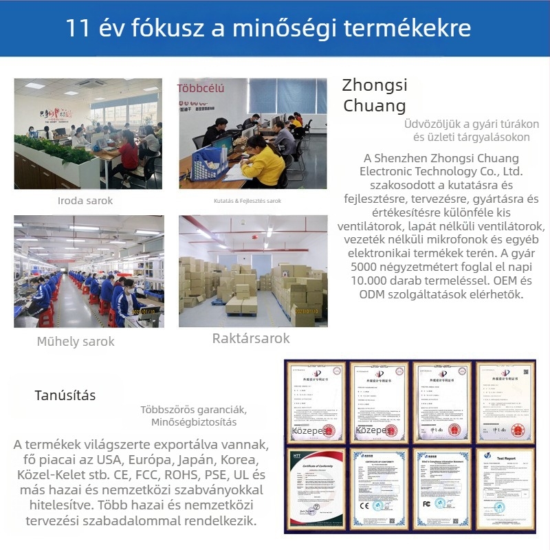 Kültéri kemping stílusú újratölthető ventilátor horgászathoz kis kemping stílusú sátor kollégiumi hűtés USB töltés szuper hosszú akkumulátor-üzemidő