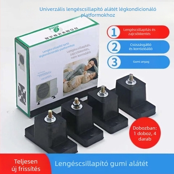 Légkondicionáló csillapító talp légkondicionáló kültéri talp légkondicionáló kültéri konzol csillapító légkondicionáló csillapító pad gyári közvetlen értékesítés