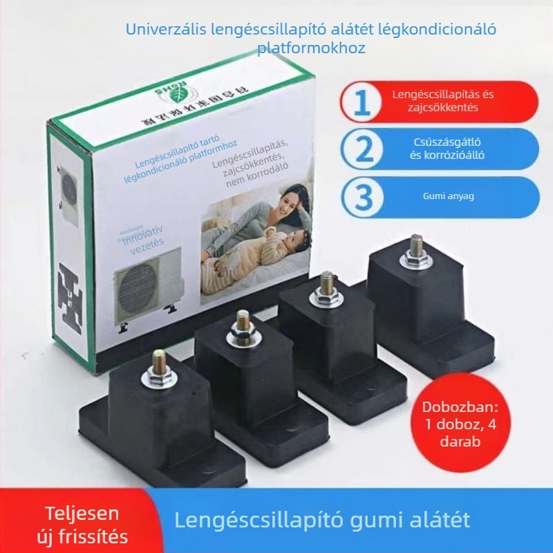 Légkondicionáló csillapító talp légkondicionáló kültéri talp légkondicionáló kültéri konzol csillapító légkondicionáló csillapító pad gyári közvetlen értékesítés