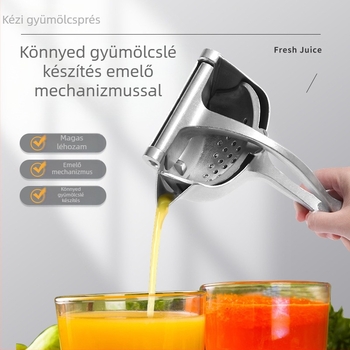 Kézi gyümölcscentrifuga gyümölcscentrifuga háztartási gyümölcsgép citrom bilincs elválasztó lé extrudálás alumínium ötvözet gyümölcscentrifuga nagykereskedelem