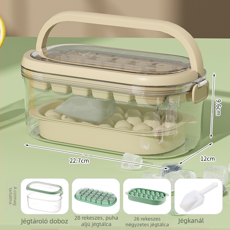 Jégvödör Háztartási pezsgős sörösvödör Internetes hírességek műanyag jégtálca Jégdoboz Bárkellékek Kültéri táska Átlátszó jégvödör