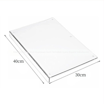 Átlátszó akril vágódeszka konyhai vágódeszka gyümölcs- és zöldségvágódeszka főtt ételek vágódeszkája kenyérvágódeszka pult vágódeszka