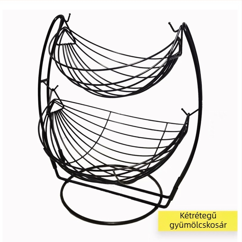 Nagykereskedelmi gyümölcskosár kreatív nappali európai stílusú háztartási dohányzóasztal háromrétegű állvány snack internetes népszerű nagyméretű, többrétegű tároló