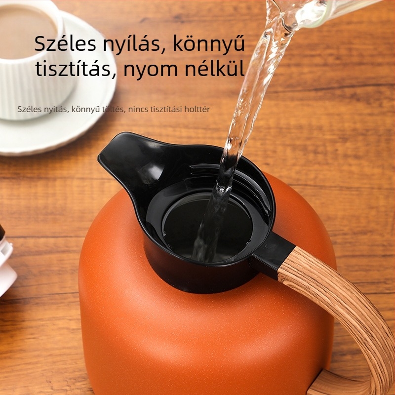 Tea vákuumos kanna kétrétegű hőszigeteléssel, forrázásgátló termosz nagy kapacitású hőtartó palack kiváló minőségű ajándékok