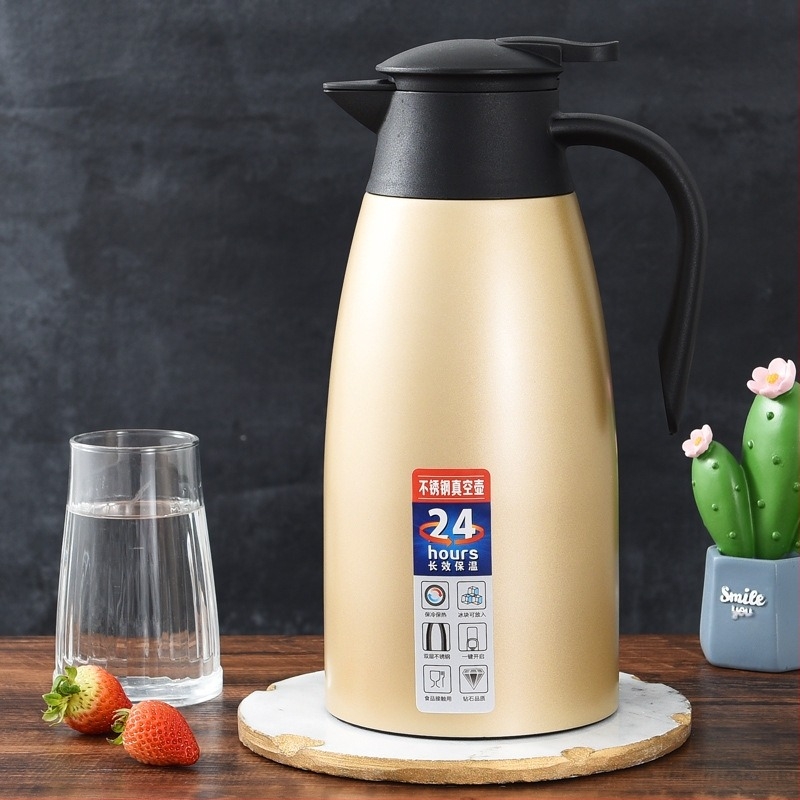 Tea vákuumos kanna kétrétegű hőszigeteléssel, forrázásgátló termosz nagy kapacitású hőtartó palack kiváló minőségű ajándékok