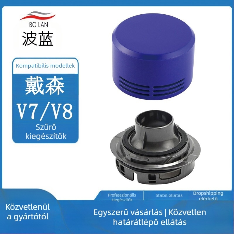 Dyson V7/V8 kézi vezeték nélküli porszívóhoz alkalmas Tartozékok Motor Motor Hátsó fedél Hátsó szűrőbetét Tartozékok