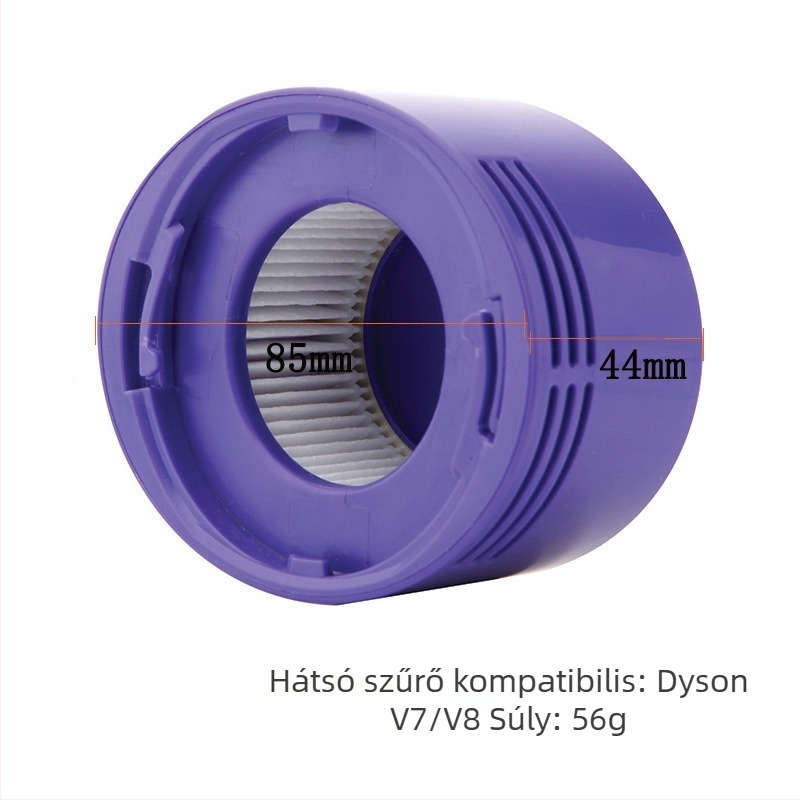 Dyson V7/V8 kézi vezeték nélküli porszívóhoz alkalmas Tartozékok Motor Motor Hátsó fedél Hátsó szűrőbetét Tartozékok