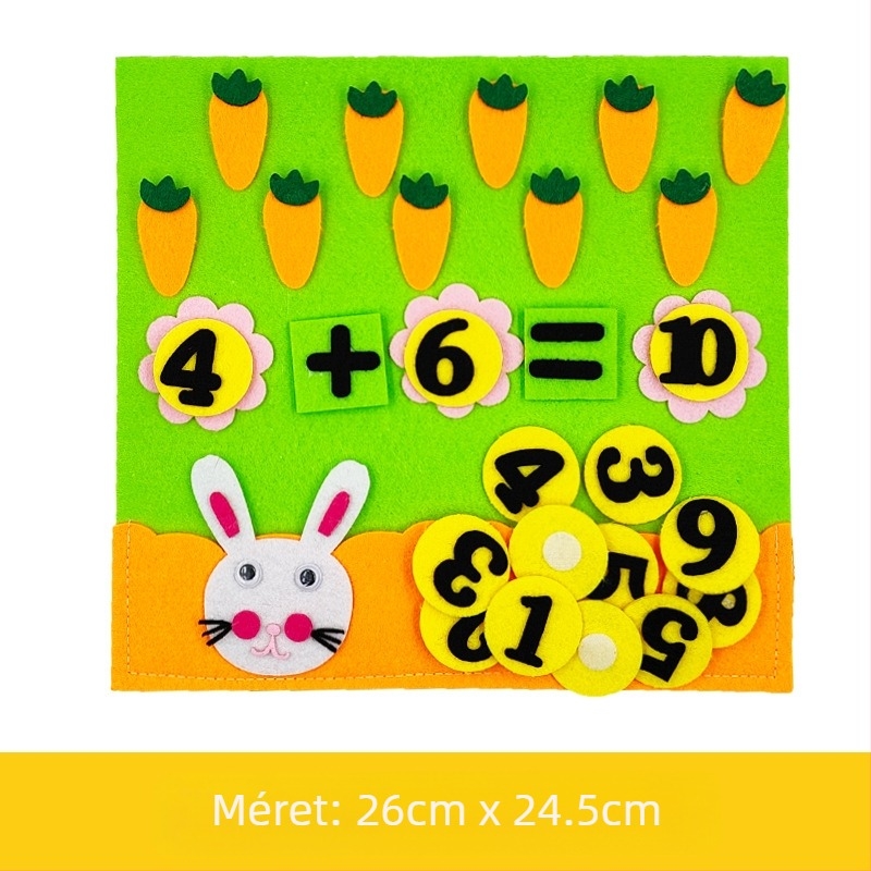 Óvodai játékterem sarokjátékok Házi készítésű digitális oktatójátékok Tanítási segédeszközök Nem szőtt filc Kézzel készített anyagok
