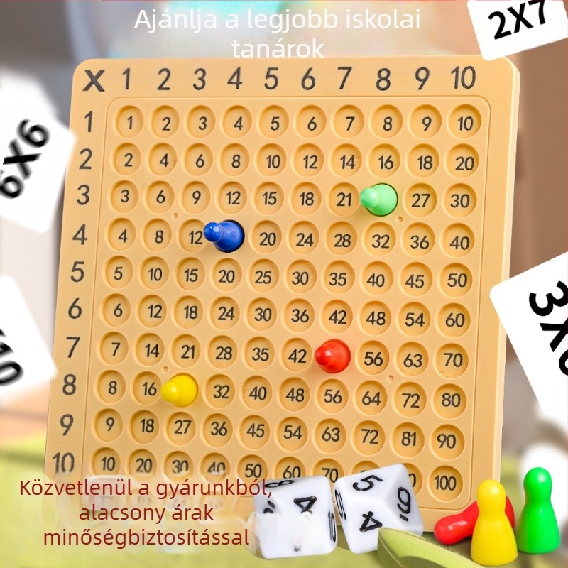 Kilenc-kilenc szorzótábla általános iskolai matematika gyermek kirakó 99 szorzás korai nevelés asztali játék taneszközök külkereskedelem határokon átnyúló játékok