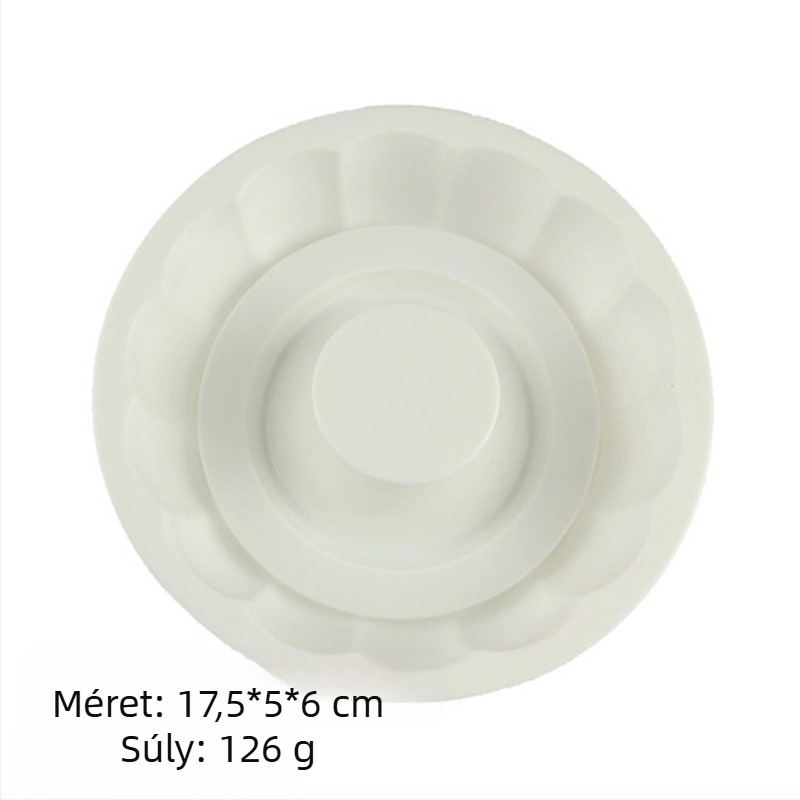Kerek horony virág alakú szilikon mousse forma fehér kerek girland western tészta sifon tortaforma barkács sütőforma