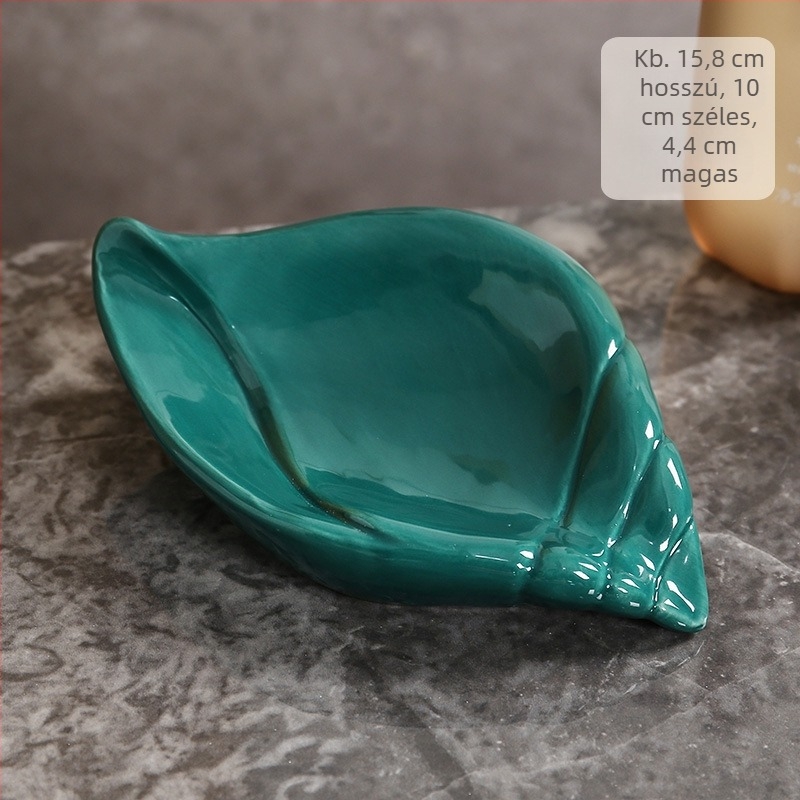 Kacsa szappantartó háztartási leeresztő lyukasztó nélküli tapadókorongos szappantartó mosdótároló kerámia kézműves díszek