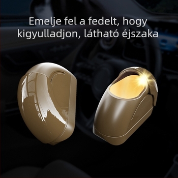 Új autó hamutartó autó hamutartó fém béléssel egy kattintással záródó kupak borítás puha, könnyű autó hamutartó autó