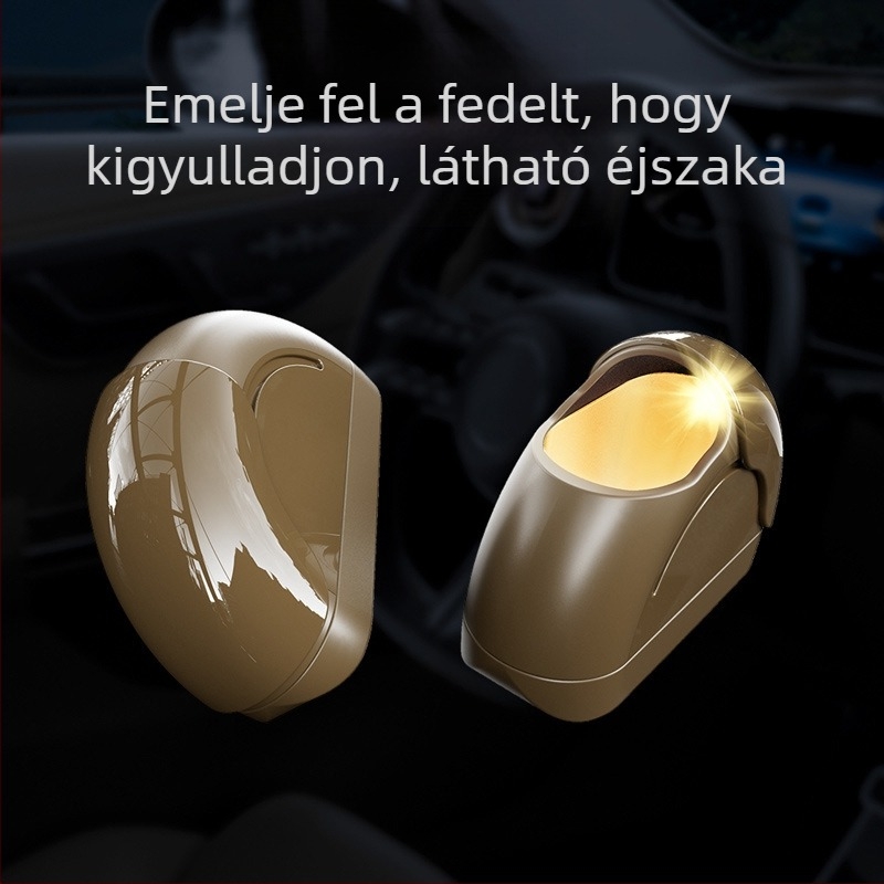 Új autó hamutartó autó hamutartó fém béléssel egy kattintással záródó kupak borítás puha, könnyű autó hamutartó autó