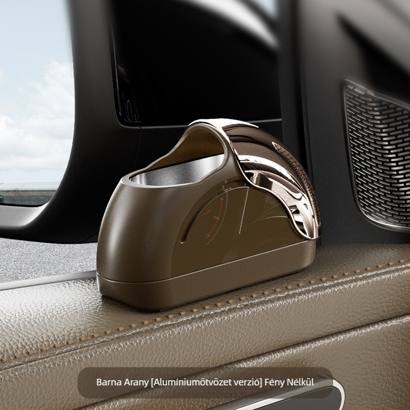 Új autó hamutartó autó hamutartó fém béléssel egy kattintással záródó kupak borítás puha, könnyű autó hamutartó autó