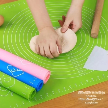 Vastag szilikon szőnyeg, élelmiszeripari minőségű dagasztószőnyeg, nagy háztartási konyhai és szőnyeg, tábla felületi szőnyeg, szilikon és panel vágódeszka