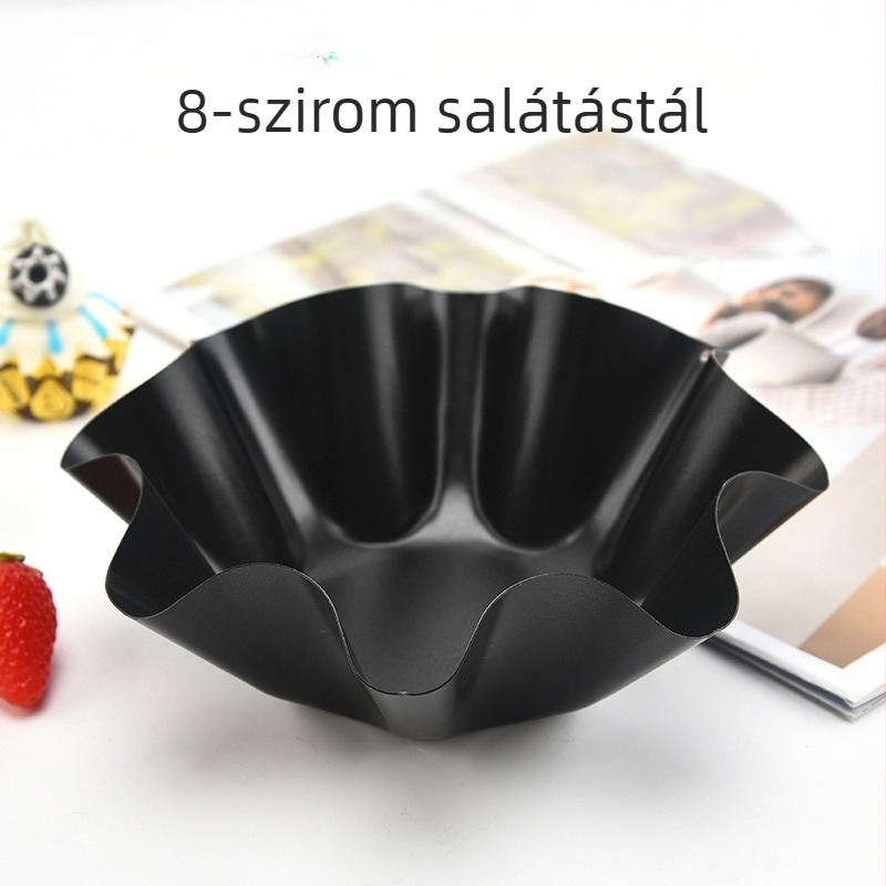 Gyártó raktáron 8 oldalú szirom alakú tepsi nyolcszögletű szirom alakú salátástál szabálytalan zöldség- és gyümölcsdesszertsalátástál