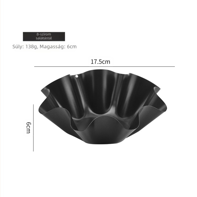 Gyártó raktáron 8 oldalú szirom alakú tepsi nyolcszögletű szirom alakú salátástál szabálytalan zöldség- és gyümölcsdesszertsalátástál