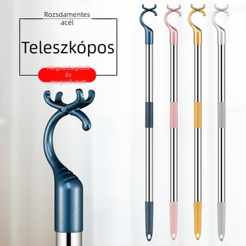 Erkélyes rozsdamentes acél ruhavilla, visszahúzható ruhaszárító rúd, megvastagított, megvastagított ruhavilla, ruhaszárító rúd, meghosszabbított ruhaszárító rúd nagykereskedelem