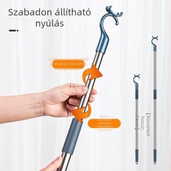 Erkélyes rozsdamentes acél ruhavilla, visszahúzható ruhaszárító rúd, megvastagított, megvastagított ruhavilla, ruhaszárító rúd, meghosszabbított ruhaszárító rúd nagykereskedelem