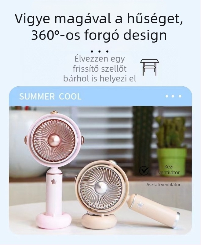 2025 Népszerű Mini Kézi Kis Ventilátor Asztali Mobiltelefon Tartó Ventilátor Diák Nyári Hordozható Ventilátor Ajándék