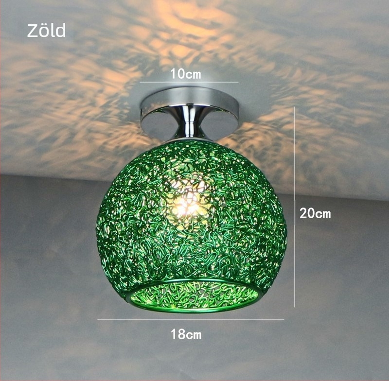 Modern, egyszerű, színes, LED mennyezeti lámpa, skandináv, hálószoba, gyerekszoba, erkély, folyosó, otthoni világítótestek